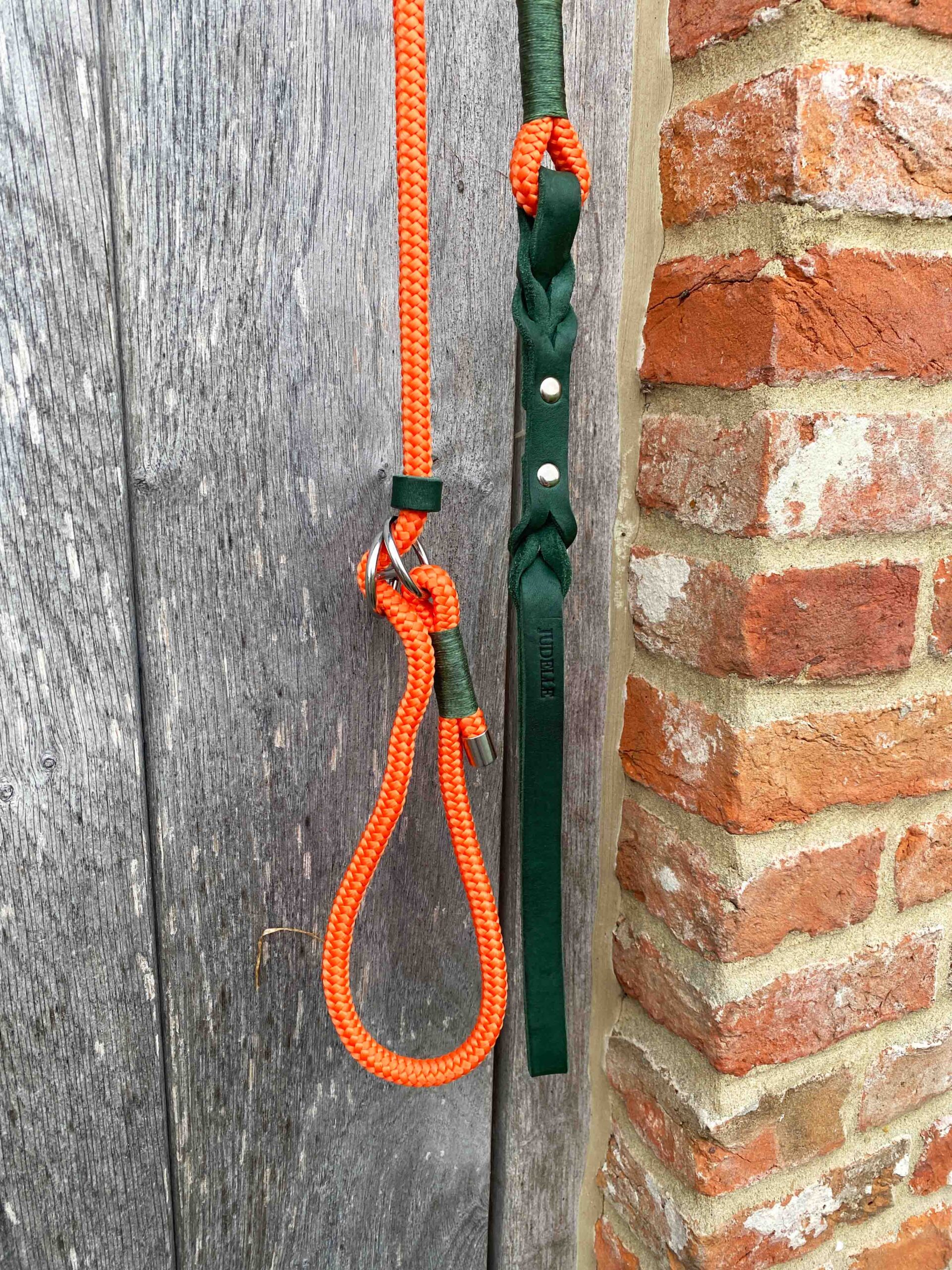 oranje stroplijn/groen handvat/zilverkleurige afwerking - Afbeelding 2