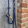 blauwe stroplijn/blauw handvat/goudkleurige afwerking - Thumbnail Image 3