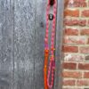 oranje-roze-rode stroplijn / oranje handvat / goudkleurige afwerking - Thumbnail Image 1